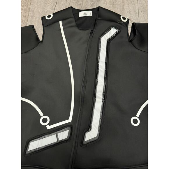 NEW Disney Tron Jacket Adult 1X Black Blue Lightcycle Run Light Up Costume - Picture 7 of 8